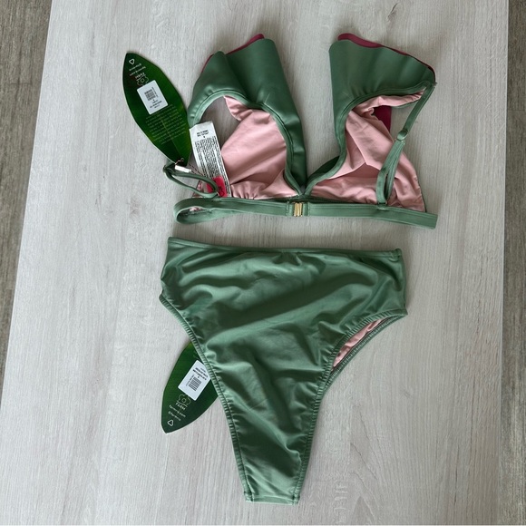 Farm Rio Green High Waisted Bikini - Picture 7 of 9